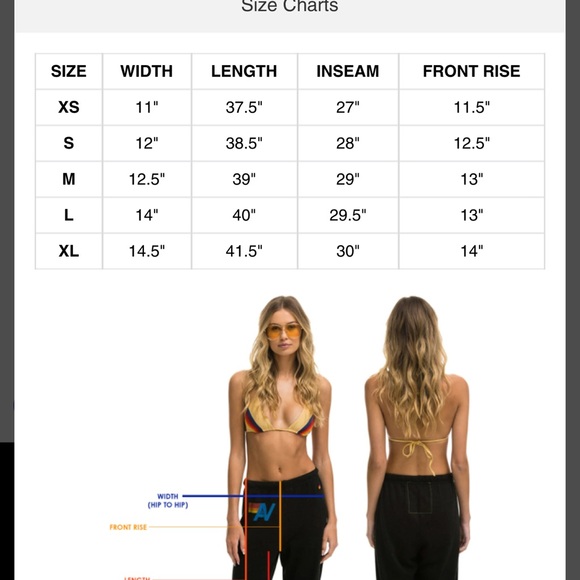 Aviator nation stripe sweats- like new! Only worn a few times. - Picture 4 of 4